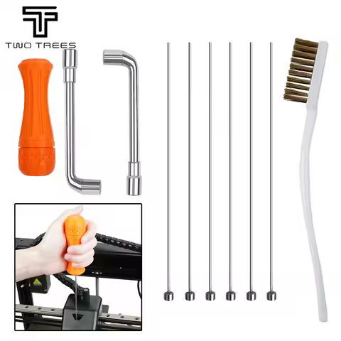 3D Printer Cleaner Tool No Clogging For M6 M7 E3D MK8 Volcano Nozzles Cleaning Needles For Creality 