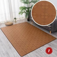 Bamboo Japanese Carpet/ rotan mat carpet tatami/ Tikar Buluh Moden /Permaidani Tebal/sejuk Tak panas
