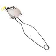 [BBNZDD] 25Cm Stainless Steel Crucible Tong Clamp Crucible Pliers White Gold Bowl Melting Gold Furna