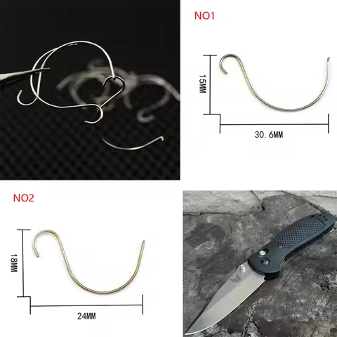 CNC 2 Types Knife Stainless Steel Axis Lock Spring Accessories for Benchmade Bugout 535 940 15031 53