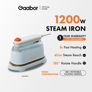 Gaabor Portable Electric Steam Iron Wet & Dry Iron Flexible Switching Steamer Garment 1200W HM-M03A