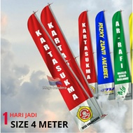 CUSTOM PENDANT | 4 METERS | CAPSULE FLAG CUSTOM FLAG FLAG