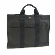 Hermès Air Line Tote MM 手提包，灰色帆布包，男士和女士，HERMES