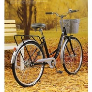 24吋女生單車淑女單車復古女款單車全新包送貨