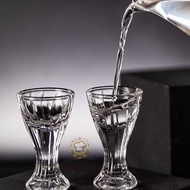 Small Transparent Wine Glass/Liquor Cup/Soju Glass/Rice Wine Glass/Tall Wine Glass/Spirit Glass