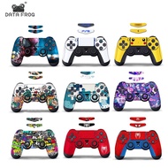 DATA FROG ฝาครอบจอยสติ๊กสติกเกอร์สำหรับ PS4 Controller ไวนิล Decal Protector ผิวสำหรับ PS5 Design สำหรับ PS4 Slim/Pro อุปกรณ์เสริม