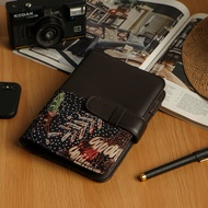 Aghili Agenda Cover - Faux Leather Batik Agenda Book for Work Meeting Notes Planner