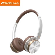 SANSUI DT11 ANC Bluetooth 5.4 Over-Ear Headphones - Retro Hi-Fi Stereo Wireless Earphones