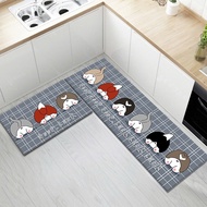 BỘ 2 TẤM THẢM LÓT SÀN NHÀ BẾP CHỐNG TRƯỢT CAO CẤP - COMBO 2 TẤM THẢM TRẢI SÀN LAU CHÂN NHÀ TẮM NHÀ V