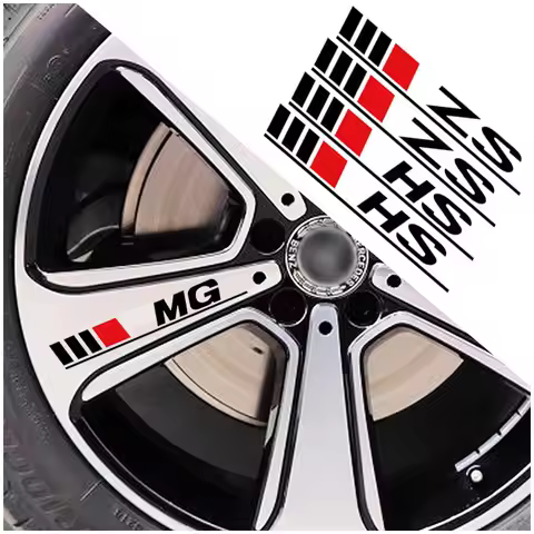 4Pcs Car Door Wheel Sticker For MG GT HS ZS XPOWER X power MG3 MG5 MG6 MG7 Auto Accessories