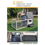 Dog Kennel Cage Mat Rabbit Cage Rabbit Nest House Tent Kennel Cat Anti-Spray Urine Luxury Villa Bird Cage Chicken Nest Indoor and Outdoor