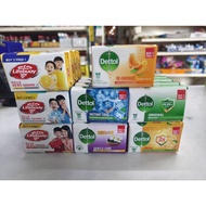 DETTOL Bar Soap 100g x 3PCS /  Bar Soap DETTOL 100g X 4PCS/ LIFEBUOY BAR SOAP 4X110G  /SABUN MANDI/ 