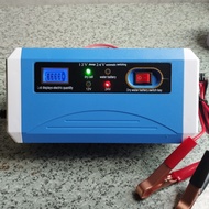 Charger Aki Mobil Motor 12 Volt 24 Volt 10A Cas Aki Canggih Otomatis