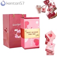 KENTON Surprise Bounce Box, Paper Luxury Cash Explosion Box, Creative Pop Up Surprise Fun Money Box Valentine
