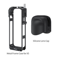 aMagisn Metal Protective Cage for Insta360 X5 – Reduces Wind Noise Quick Release Shockproof Frame +