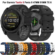 QuickFit 26mm 22mm Tactix8 Band For Garmin Tactix 8 Fenix 8 47mm 51mm Bracelet 7 7X 6 6X/Epix 2/Endu
