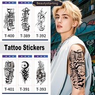 BEAUTYSTARTING Waterproof Temporary Tattoo Forearm Chest Sleeve Body Art Sticker Premium Realistic F