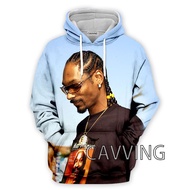 CAVVING 3D พิมพ์ Snoop Dogg Hoodies Hooded Sweatshirts Harajuku Tops เสื้อผ้าสำหรับผู้หญิง/ผู้ชาย Hoodies