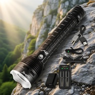 7000XHP70 LED    7000流明XHP70 LED Lampu Tangan Kalis Air untuk Menyelam, Lampu Kemah泛光灯