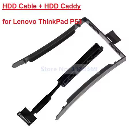 SATA HDD SSD Hard Drive Connector Flex Cable Caddy Bracket Tray for Lenovo ThinkPad P53 FP530 Series