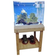 Solid Wood Living Room Tank Placement Table Stand Base Table Cabinet Household Aquarium Grass Tank S