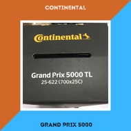 GP5000 700c x 25 CONTINENTAL TUBELESS 5000 AND TUBE TYPEGRAND PRIX 5000TL