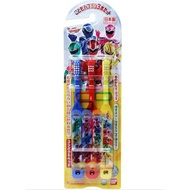 bandai Mashin Sentai Kiramager toothbrushes set 3pcs. เซ็ตสามชิ้น แปรงสีฟันเด็ก 3 ปี ขึ้นไป