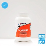 Now L-Lysine PURE Powder Essential Amino Acid 454g Now Lysine Original