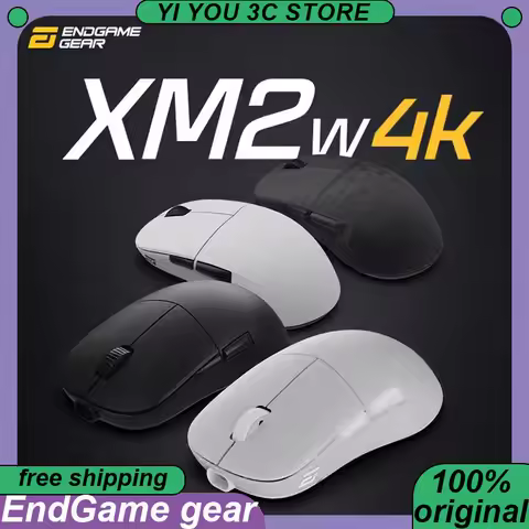 EndGame Gear XM2w Esports Mouse 4K Wireless PAW3395 Lightweight 26000DPI Kailh GX Custom Professiona