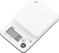 Tanita KW-201-WH Cooking Scale, Kitchen Cooking, 4.4 lbs (2 kg), 0.4 oz (1 g) Unit, Waterproof, Wash