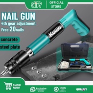 GIFT Nail Gun Manual Steel Nail Punch Gun Rivet Tufting Nail Gun Ceiling Concrete Wall Anchor Wire F