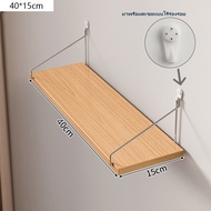 3ขนาด ชั้นวางติดผนัง หิ้งพระชั้นไม้ติดผนัง ชั้นวางต้นไม้ ชั้นวางไม้ สำหรับวางไวไฟ ไม่ต้องเจาะ ตกแต่งบ้าน