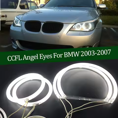 For BMW E60 E61 520i 525i 530i 540i 545i 550i M5 Pre LCI 2003-2007 Eye Hight Quality CCFL Angel Eyes