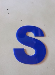 Huruf akrilik tggi 30cm Acrylic Acrilik huruf customhuruf tempel