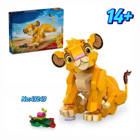 2026 DIY Cartoon 43243 The Lion Model Set, Birthday Gift, Christmas Gift
