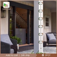 [Perfeclan2] Rain Chain for Replacing Downspouts, 78.7 Inches Long, for Backyard Outdoor Roofs