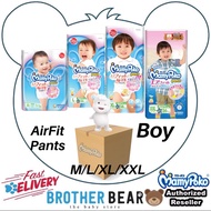 1 Carton Box - MamyPoko Airfit Pants Air Fit Diaper (Size M/L/XL/XXL) for Boy - Japan Product |BROTHER BEARTM
