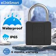 Waterproof Fingerprint Padlock With Key Smart HDB Door Lock Outdoor Waterproof Digital Padlock For G