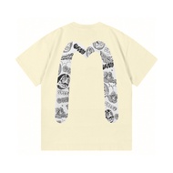 T-shirt Evisu/T-shirt Evisu Lelaki dan wanita T-shirt bercetak T-shirt mewah T-shirt punk ringkas TD