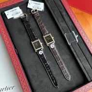 DR Factory Tank Tant Must Black Gold Lacquer Surface, Gold Case.Tank Must Wrist Watch From Tank Loui