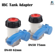 [GA] IBC Tank 1000L DN50 75Mm Liter 62Mm To Export Male 2 Inch Butterfly Valve Switch [TH]