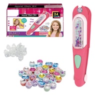 Hair Gem Stamper Kit Blingling Hair Jewels For Girls Toys Hair Styling Tool With Reusable Shining Di