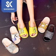 Kanye Yeezy Slides x Kaws Cartoon Sandals Casual  Women Slippers non-slip