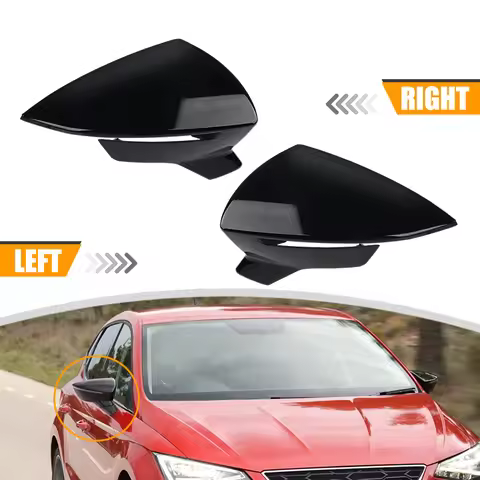 Rearview Mirror Cover Cap For Seat Leon MK3 5F ST FR Cupra 2012-2020 Seat Ibiza Mk5 V 6F KJ1 2017-20