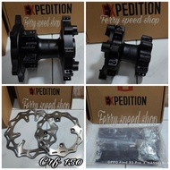 Expedition crf 150 Crf150 drum set spoke set + drum + Disc brake expedition Crf150 Crf 150 Crf150 36