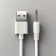 3-In-1 USB Charging Cable, DC2.5 And DC2.0 Pins, Suitable For Powering Facial Cleansing Brush, Beaut