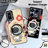 Latest So Cool Infinix GT 30 Pro Case 2025 Support Wireless Charger with Astronaut Motif | SoftCase 