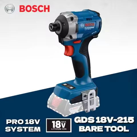 BOSCH GDR 18V-215 Cordless Impact Driver 18V Professional Brushless Impact Drill 1/4" Internal Hexag