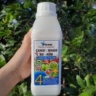 Phân bón CANXI- BO - KẼM - MAGIE (4 thành phần + 4 tác động) chống rụng bông chống rụng trái non làm