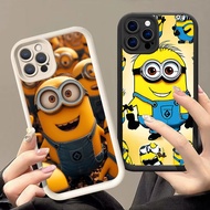 HW-6 Charming Minions Shockproof Silicone Casing for iphone 14 17 15 16 Pro Max
